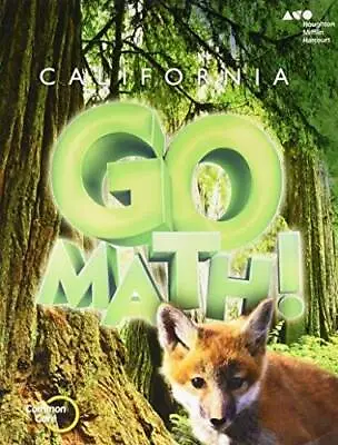 $5.49 • Buy Houghton Mifflin Harcourt Go Math! California: Student Edition Grade - GOOD