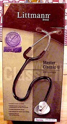 3M Littmann Stethoscope Master Classic II 27  Purple  - New In Box • $49.99