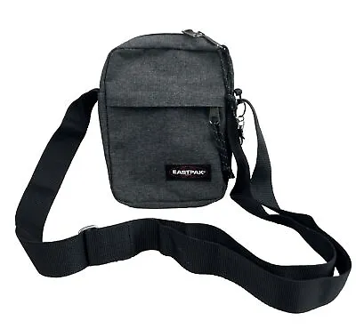 Eastpak Rusher Unisex Shoulder Bag Cross Body Pouch Dark Grey VGC • £19.99