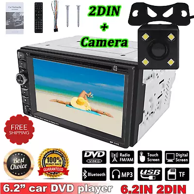 2 Din Bluetooth DVD CD Car Stereo Radio FM USB Mirror Link For GPS Fit For Chevy • $120.84