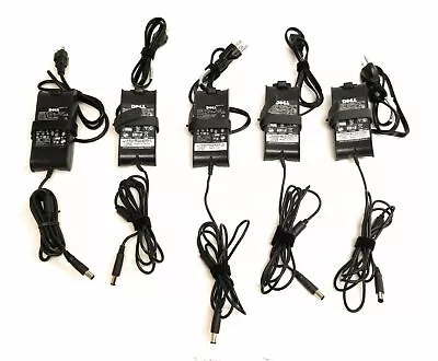 Lot Of 5 OEM Dell Laptop Charger AC Power Adapter 19.5V 3.34A 65W PA-12 • $29.88