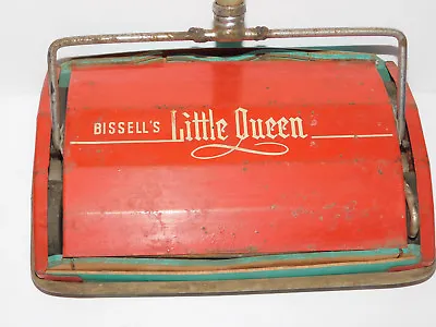 Vintage Bissell's Little Queen Child's Toy Vacuum Carpet Sweeper Cleaner • $9.95