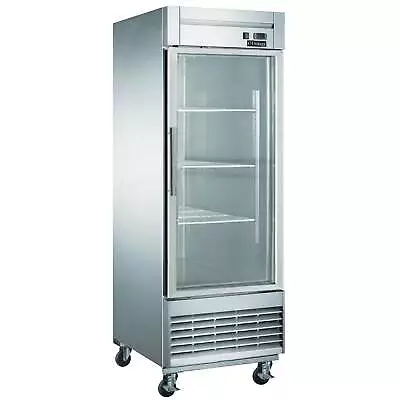 Dukers - D28F-GS1 Commercial 27  1 Glass Door Bottom Mount Reach-In Freezer • $3852