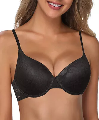 £11.98 • Buy Add 2 Cup Bras Extreme Super Boost Thick Padded Push Up Bra Plus Size B C DE Cup