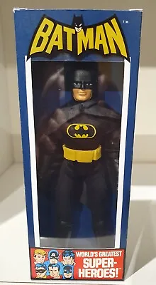 Mego Black Batman Custom With Repro Box Very Nice!  • $119