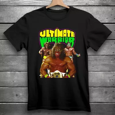 The Ultimate Warrior Wrestling T-Shirt Black S-3XL WWE • $28.99