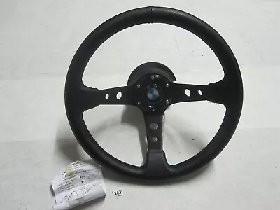 Steering Wheel Sport Deep Dish Black Leather For BMW  E31 E32 E34 E36 Z3 92-98' • $166.25