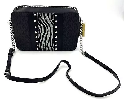 NWT Authentic Michael Kors Women's Black Luxury Crossbody Bag - COA Included • $24.99
