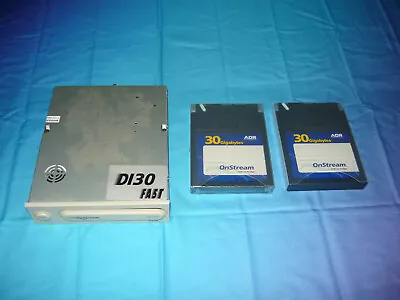 AS IS Vintage ADR OnStream DI30 FAST Tape Drive 2 Tapes Parts Repair Oddware • $59.98