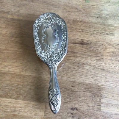 £4.99 • Buy VINTAGE Vanity Dressing Table Hair Brush Silver Plate Ornate