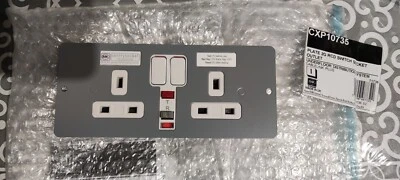 £39.95 • Buy Mk Cxp10735 2g Plate Rcd Switch Socket Outlet Floor Box Uf Distribution System