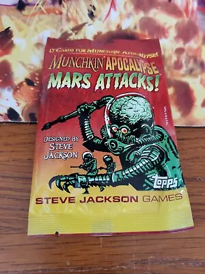 Munchkin Apocalypse: Mars Attacks! 1 Booster PACK • $7