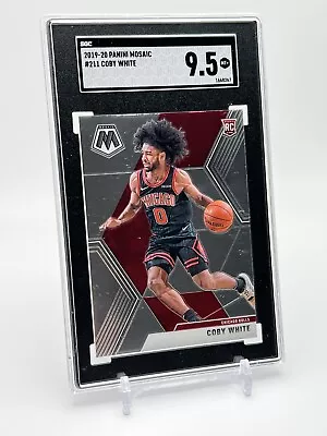 2019-20 Mosaic Coby White Rookie RC #211 SGC 9.5 MINT+ • $7.95