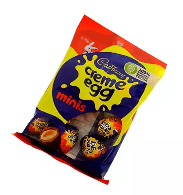 Cadbury Creme Mini Eggs (110g Bag - Approx 9 Eggs Per Bag) • $4.99