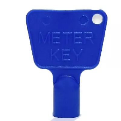 £1.99 • Buy Blue Service Utility Meter Key Gas Electric Box Cupboard Cabinet Triangle UK