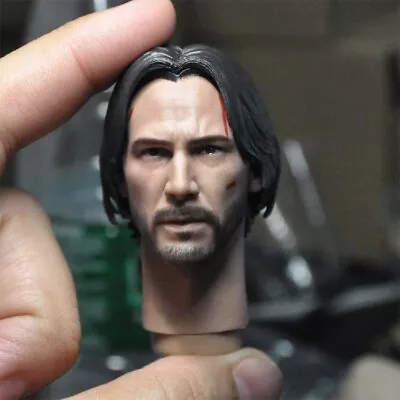 1/6 Male Head Sculpt Gangster Killer Keanu Reeves F 12  Figure Doll Phicen • $30.82