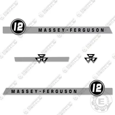 Fits Massey Ferguson 12 Decal Kit Tractor Lawn Mower Equipment Decals • $44.95