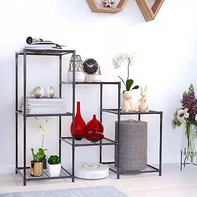 3 Tiers Plant Holder Indoor Outdoor Tiered Plant Shelf Stand 7 Potted Multiple • $32.49