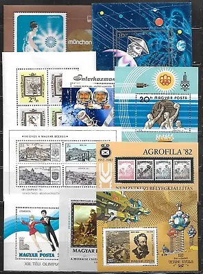 Hungary - Ten (10) Commemorative/Souvenir Mini Sheets - As Shown 4/10b • $1.49