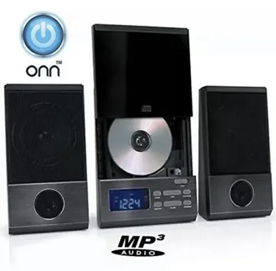 ONN Mini Stereo System ONA13AV503 CD Player AM/FM Stereo Radio Digital NO REMOTE • $14.99