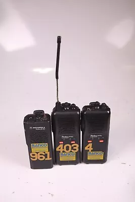 Lot Of 2 Motorola Radius SP50 + 1 GP 300 Radios  C  Grade • $45.99