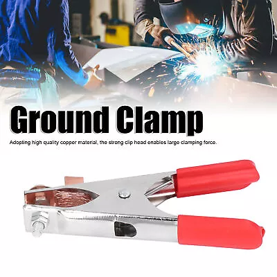 2Pcs Welding Ground Clamp 300A Earth Clip Firm Clamping Fixing Holding Tool Kit♬ • £12.35