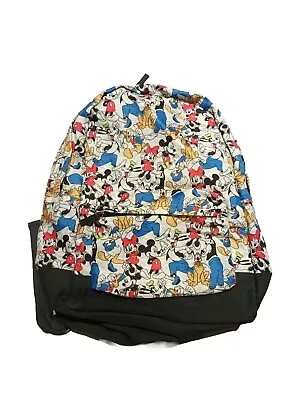 Disney Store Official Back Pack Bag Minnie/Mickey Mouse Goofy Pluto Donald Duck • £7