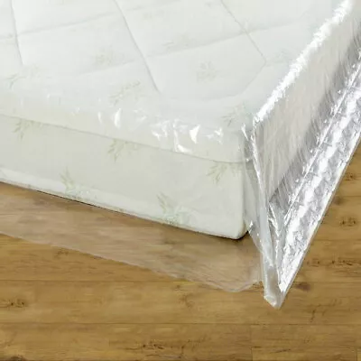 GroundMaster Durable Mattress Cover Protective Plastic Storage Bed Bags • £4.99