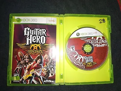 Guitar Hero: Aerosmith (Microsoft Xbox 360 2008) Full Set • $6.99