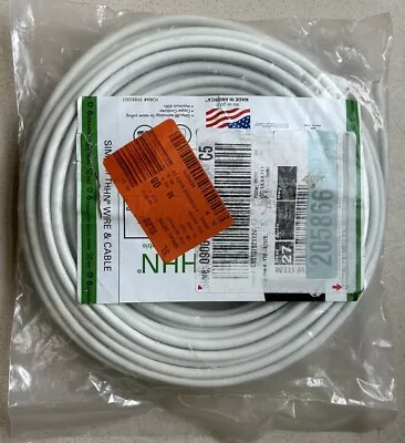 Thhn 6 Awg Gauge White Nylon Pvc Stranded Copper  Building Wire 50’ • $45