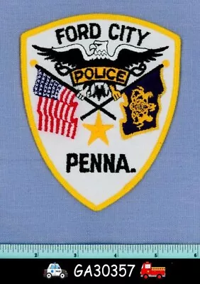 FORD CITY PENNSYLVANIA Police Shoulder Patch US STATE FLAG • $4.99
