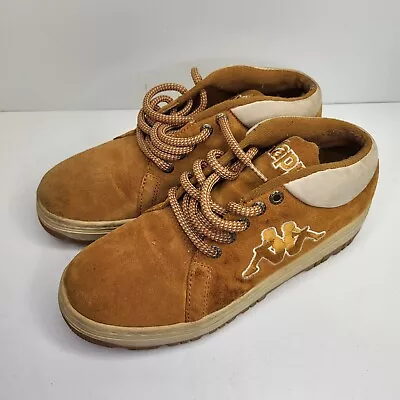 Men's Kappa Sand Honey Hi Top Trainers Suede Size 6.5 UK • £10