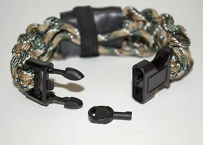 Military/Law Enforcement Adjustable Reflective Emergency Bracelet W/Handcuff Key • $15.54