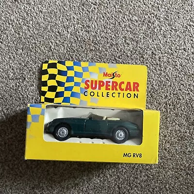 Supercar Maisto COLLECTION Model Car - MG RV8 BOXED • £2.99