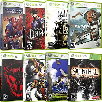 Replacement Xbox 360 S Covers & Cases New NO GAME OR MANUAL!!! • $9