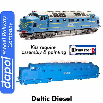 DELTIC DEISEL LOCO Model Railway KitMaster Static Kit Dapol OO Gauge C009 • £12.64