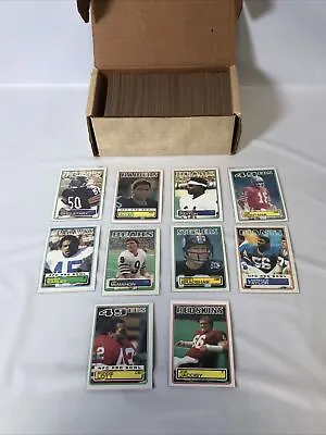 1983 Topps Football Complete 396 Card Set Marcus Allen RC Bradshaw Montana Etc • $99