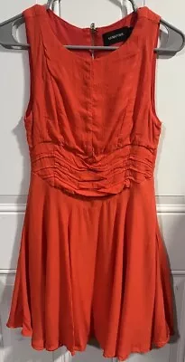MINKPINK Women's Knee Length Sleeveless Dress Orange Size Small • $9.10