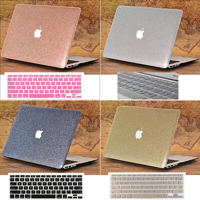 Glitter Bling/ Wood Hard Shell Protective Case For MacBook Pro Air11 13 14 15 16 • $15.99