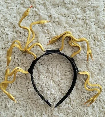 HAND PAINTED Medusa Headband Headpiece ONE SIZE  • $9.99