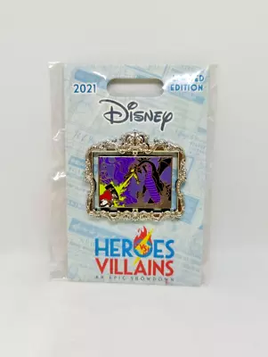 Maleficent Phillip Sleeping Beauty Pivotal Scene Heroes Villains Disney LE Pin • $24.99