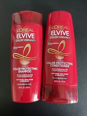 L'Oreal Paris Elvive Color Vibrancy Protecting Shampoo & Conditioner 12.6 Fl Oz • $14.99