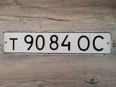 Ussr Soviet Union License Plate т 9084 OС ( Outside Series ) • $20