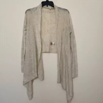 Anthropologie Moth Womens Cardigan Asymmetrical Lightweight Sz M • $19.99