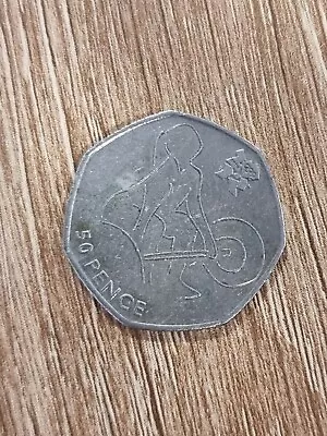 London Summer Olympics 2011 Commemorative Weight Lifting 50p Coin (No Reserve) • £1.21