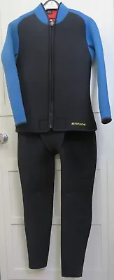 Fathom Seaflex Mens Wetsuit Set Farmer John Jacket Full Shorty + Hood Sz M/L 7 • $24