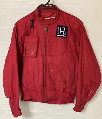 Honda Collection Formula 1 F1 Grand Prix Racing Team Vintage Jacket Size L Red • $169