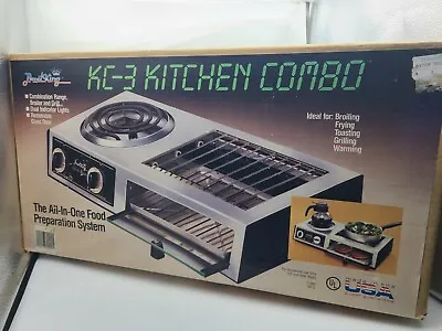 Broil King Kitchen Combo Vintage NEW All In One Range Broiler Grill • $99