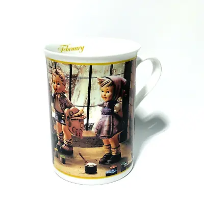 M I HUMMEL PORCELAIN MUG CUP February The Artist MIB Danbury Mint Coffee Goebel • £11.57