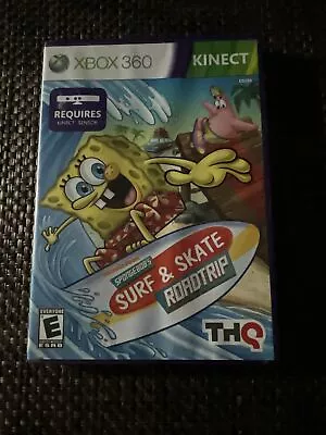 SpongeBob's Surf & Skate Roadtrip (Microsoft Xbox 360 2011) CIB TESTED • $12.99